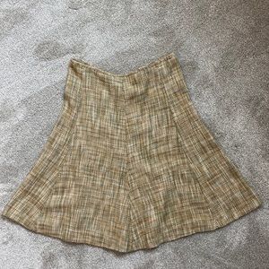 Women’s woven plaid skirt